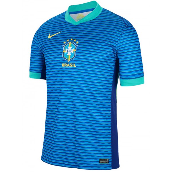 Brazil away jersey men's second uniform football tops sport soccer shirt 2024-2025